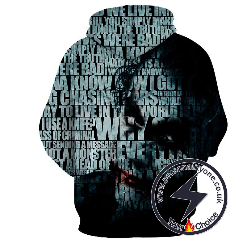 Joker - Joker 3D - Joker Hoodies